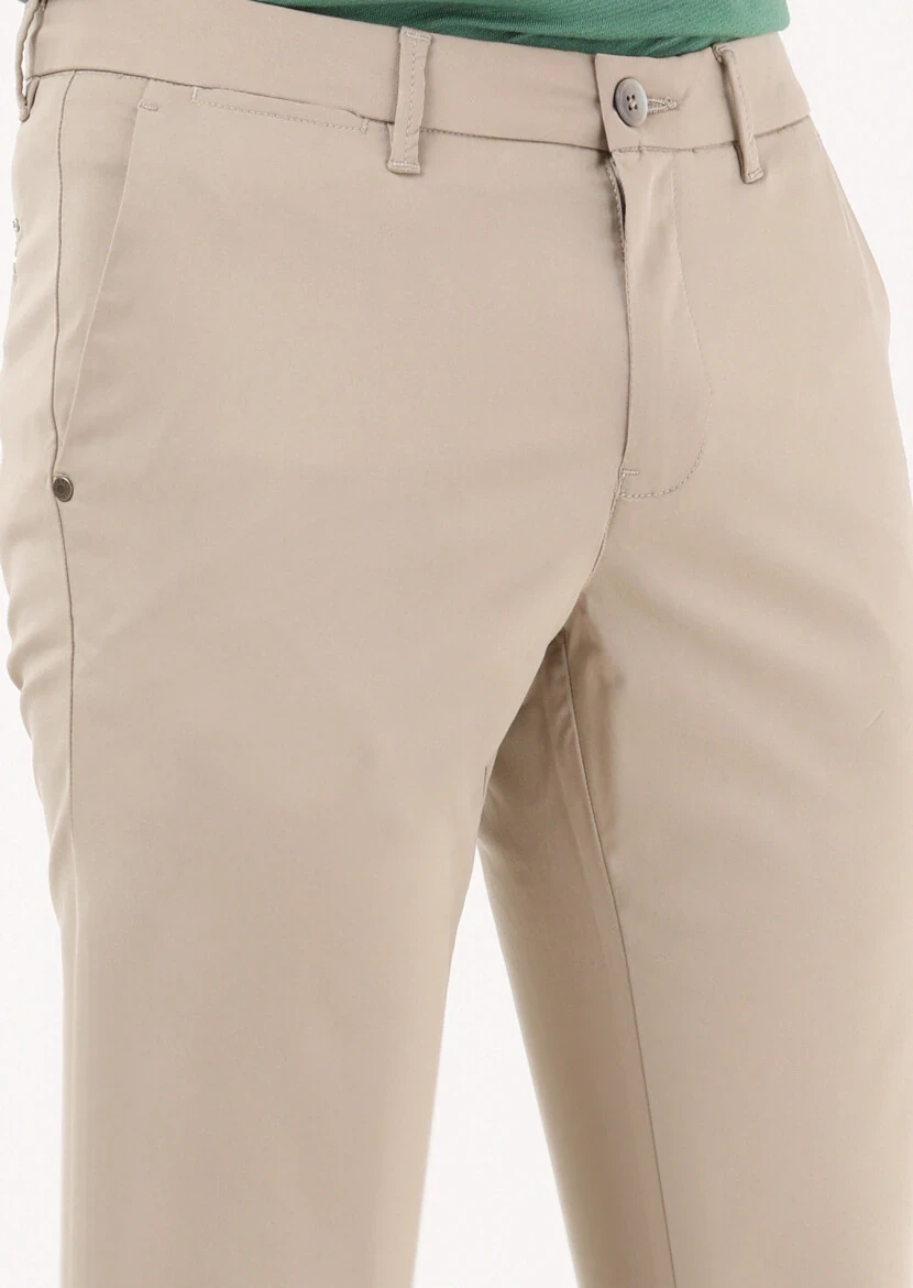 Vizon Düz Dokuma Regular Fit Casual Pantolon - 3