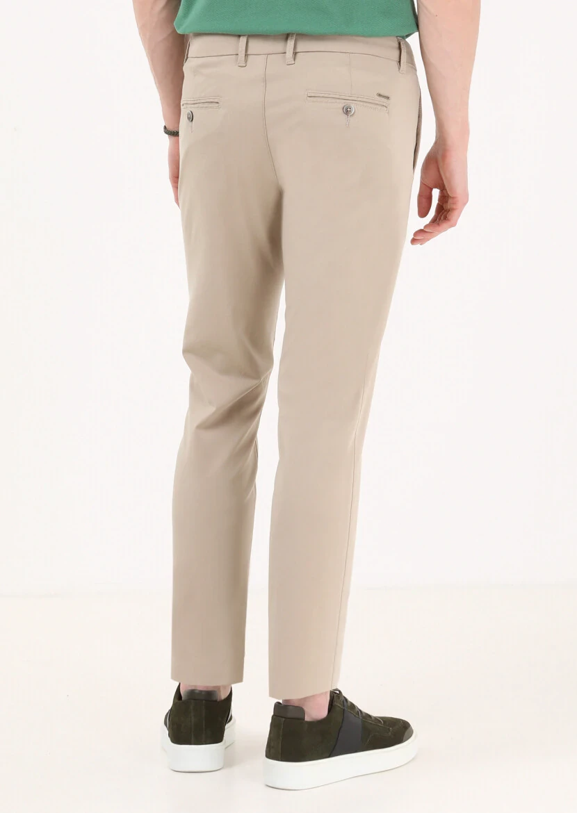 Vizon Düz Dokuma Regular Fit Casual Pantolon - 4