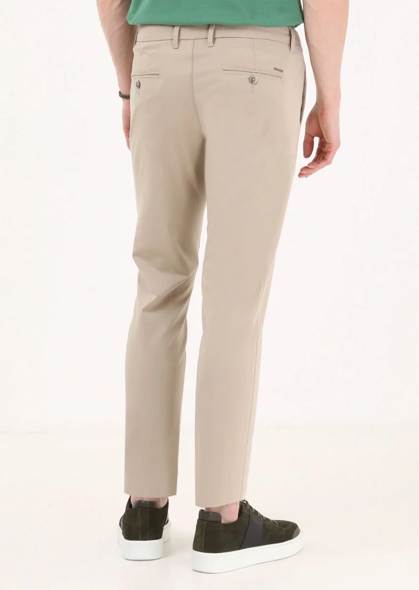 Vizon Düz Dokuma Regular Fit Casual Pantolon - 4