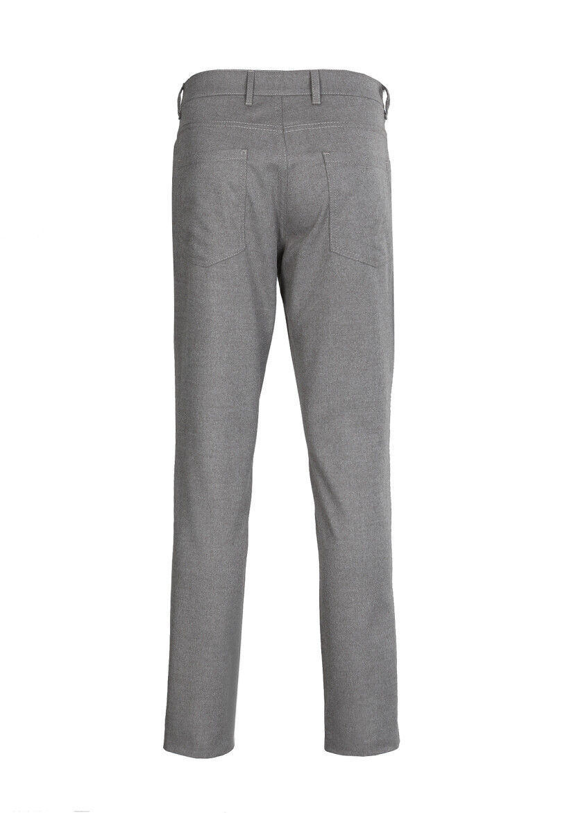Vizon Düz Dokuma Slim Fit Casual Pantolon - 7