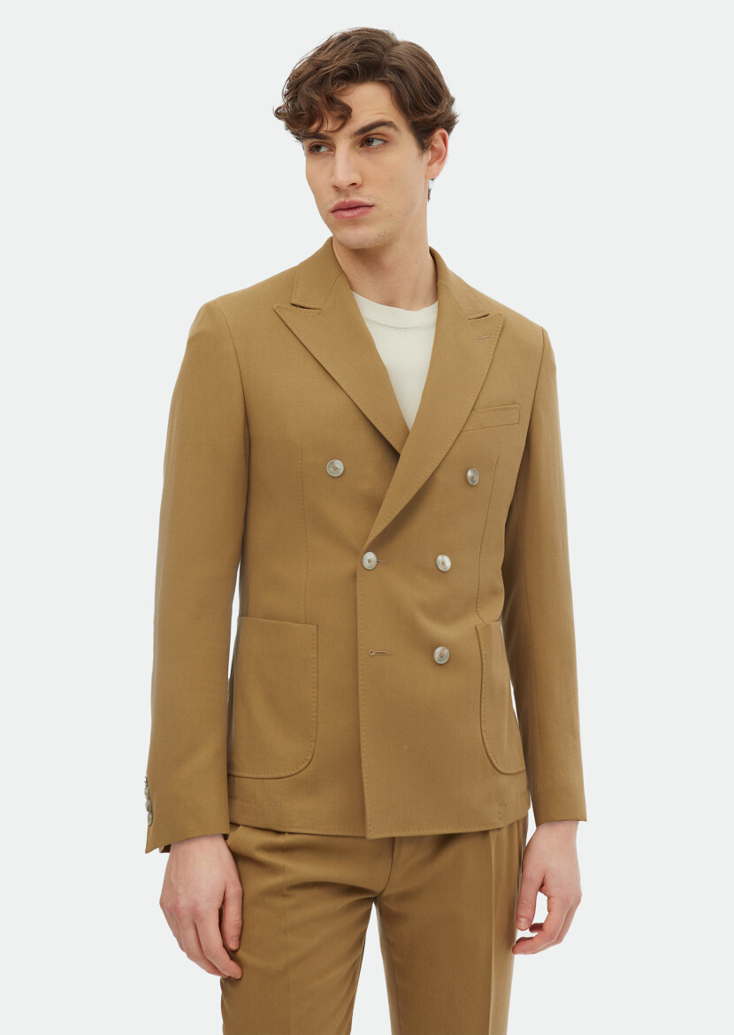 Vizon Düz Zeroweight Slim Fit Takım Elbise - RAMSEY