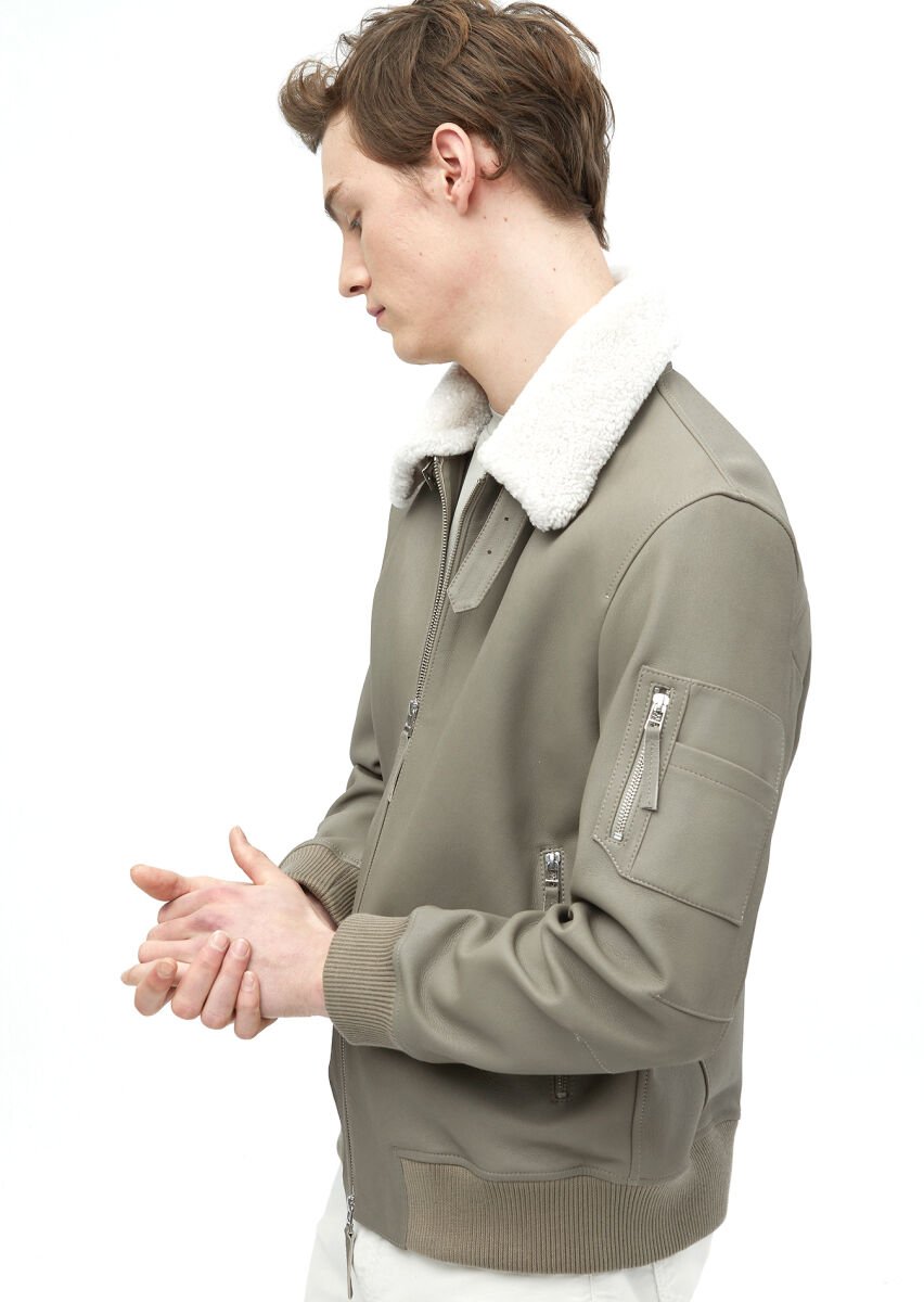 Vizon Regular Fit Casual Deri Deri Mont - 5