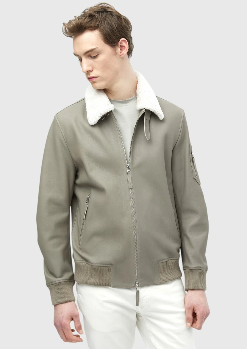 Vizon Regular Fit Casual Deri Deri Mont - 3