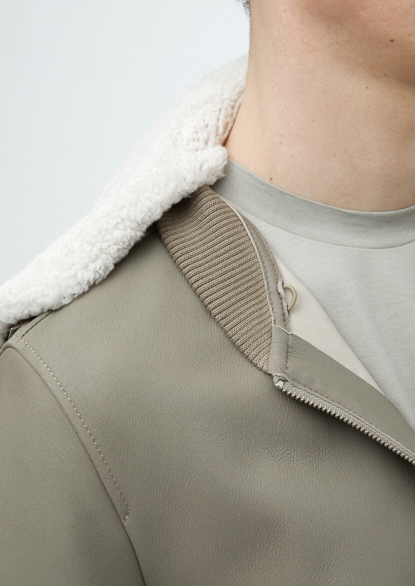 Vizon Regular Fit Casual Deri Deri Mont - 7