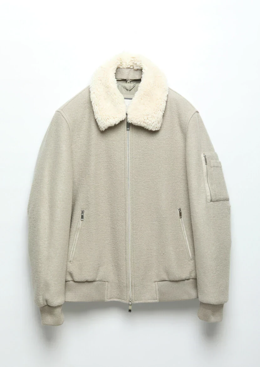 Vizon Regular Fit Casual Dokuma Mont - 10