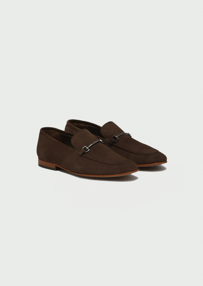 Vizon Süet Klasik Loafer 