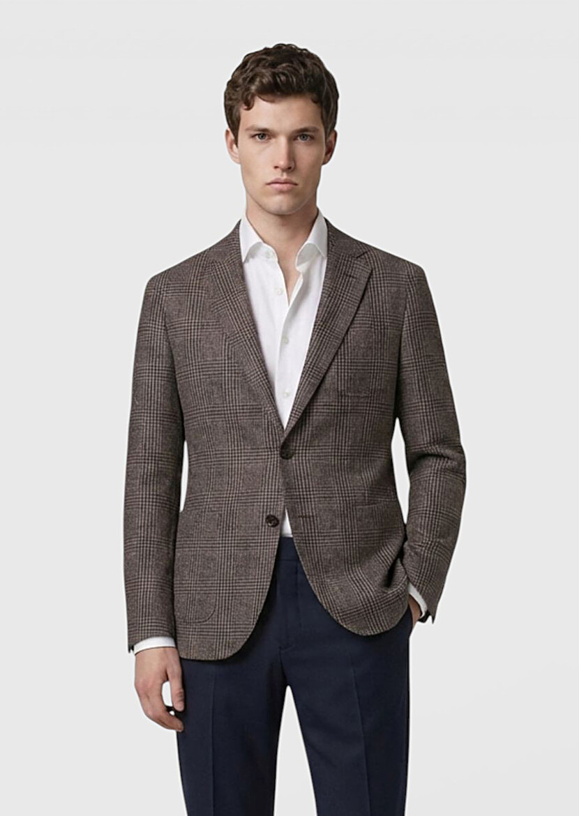 Vizon Zeroweight Slim Fit Yün Karışımlı Ceket - RAMSEY