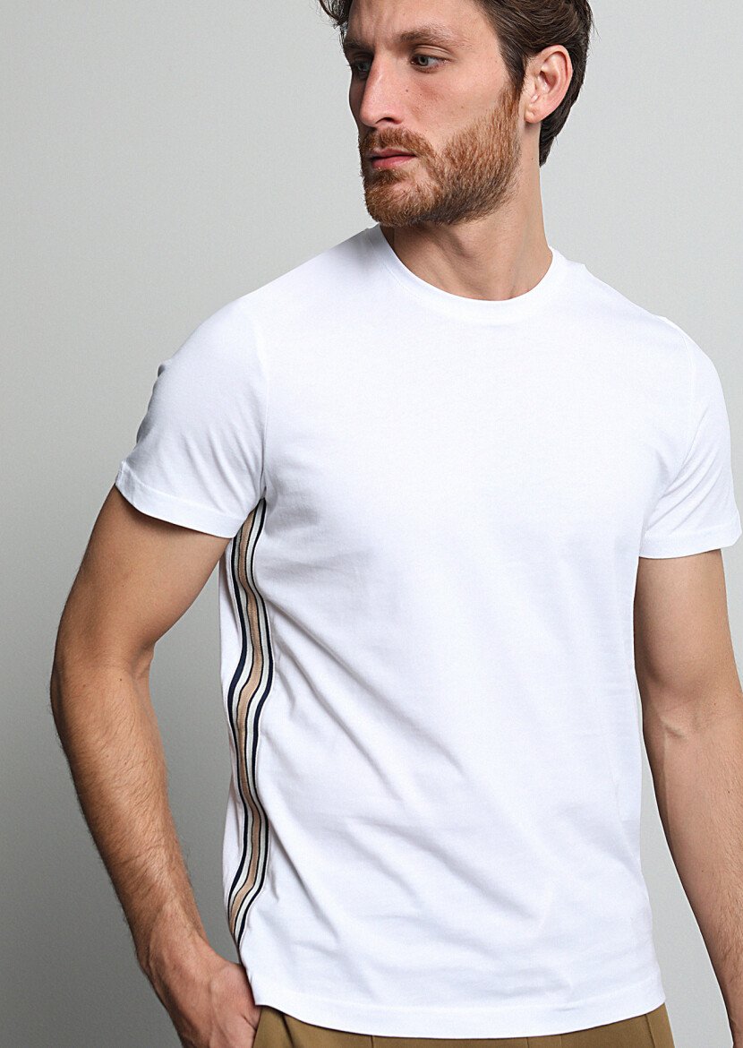 White 100% Cotton T-Shirt 