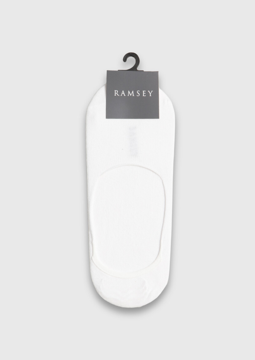 White %100 Pamuk Socks - RAMSEY