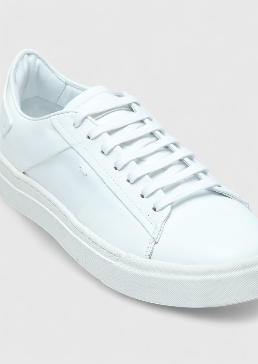 White Leather Sneaker - RAMSEY