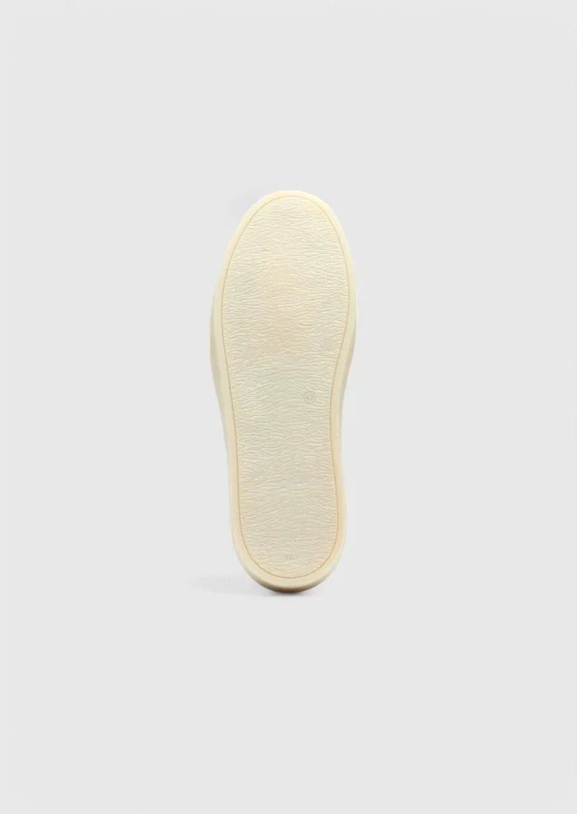 White Leather Sport Sneaker - 4