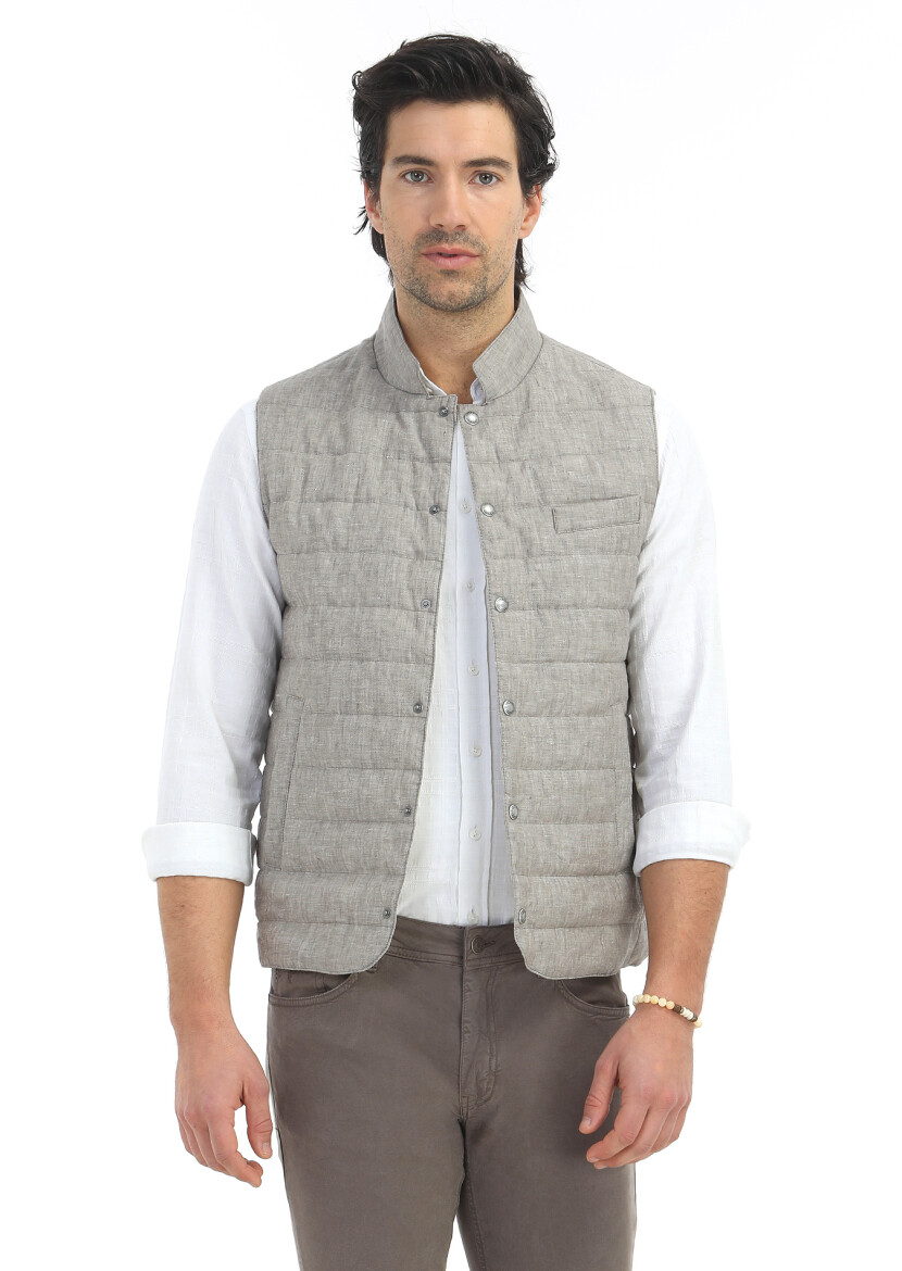 White Patterned Regular Fit Long Weaving Casual 100% Cotton Shirt - 3