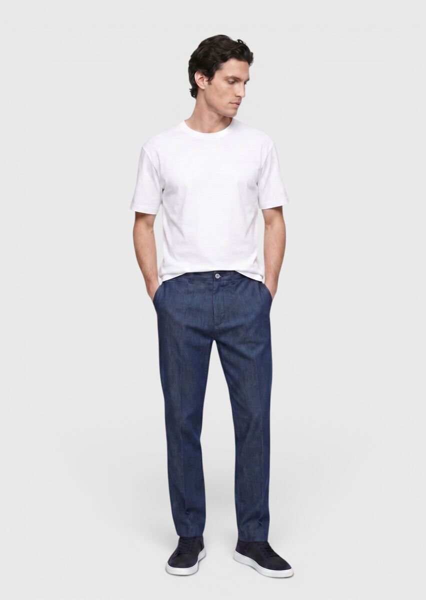 White Plain 100% Cotton T-Shirt - 2