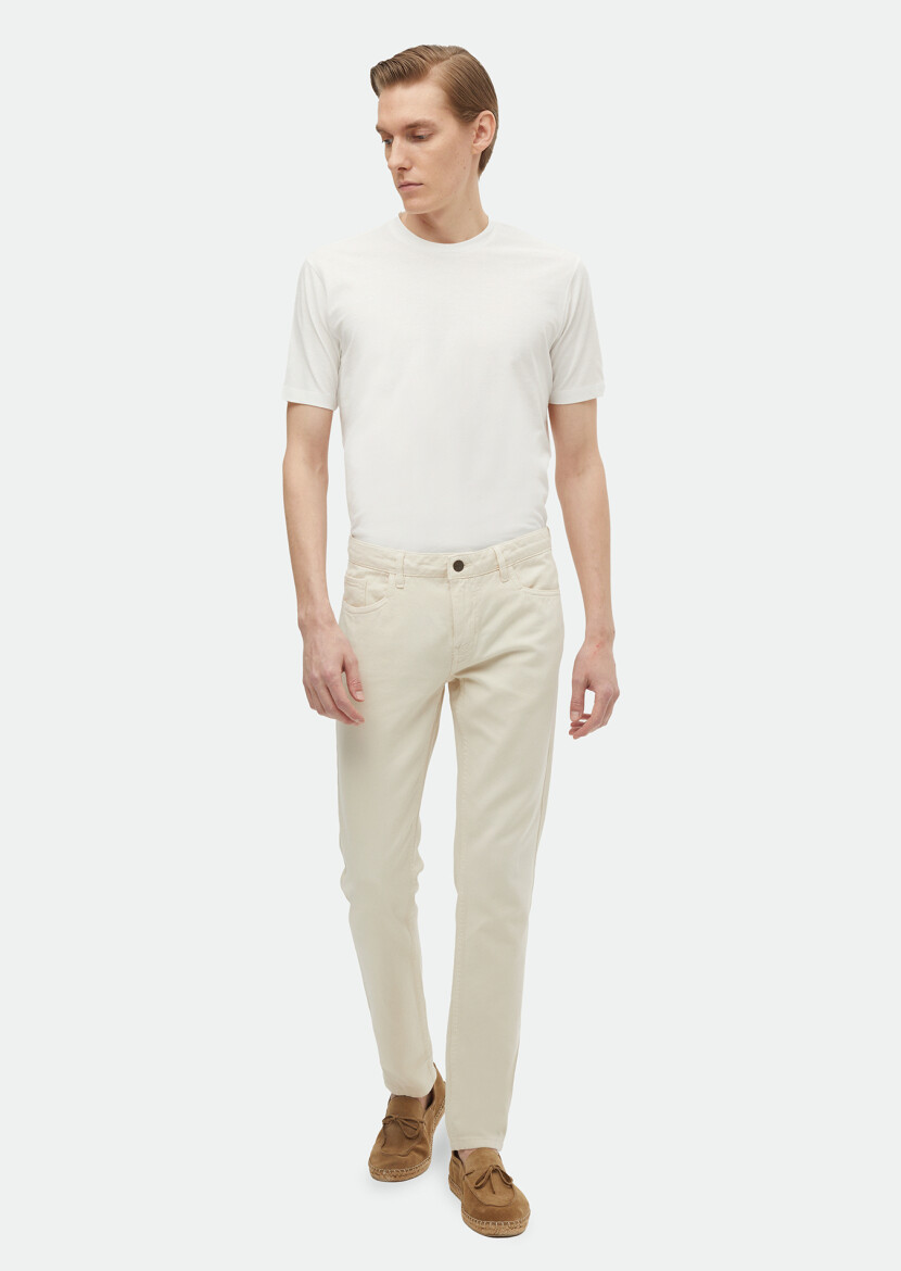 White Plain Crew Neck 100% Cotton T-Shirt 