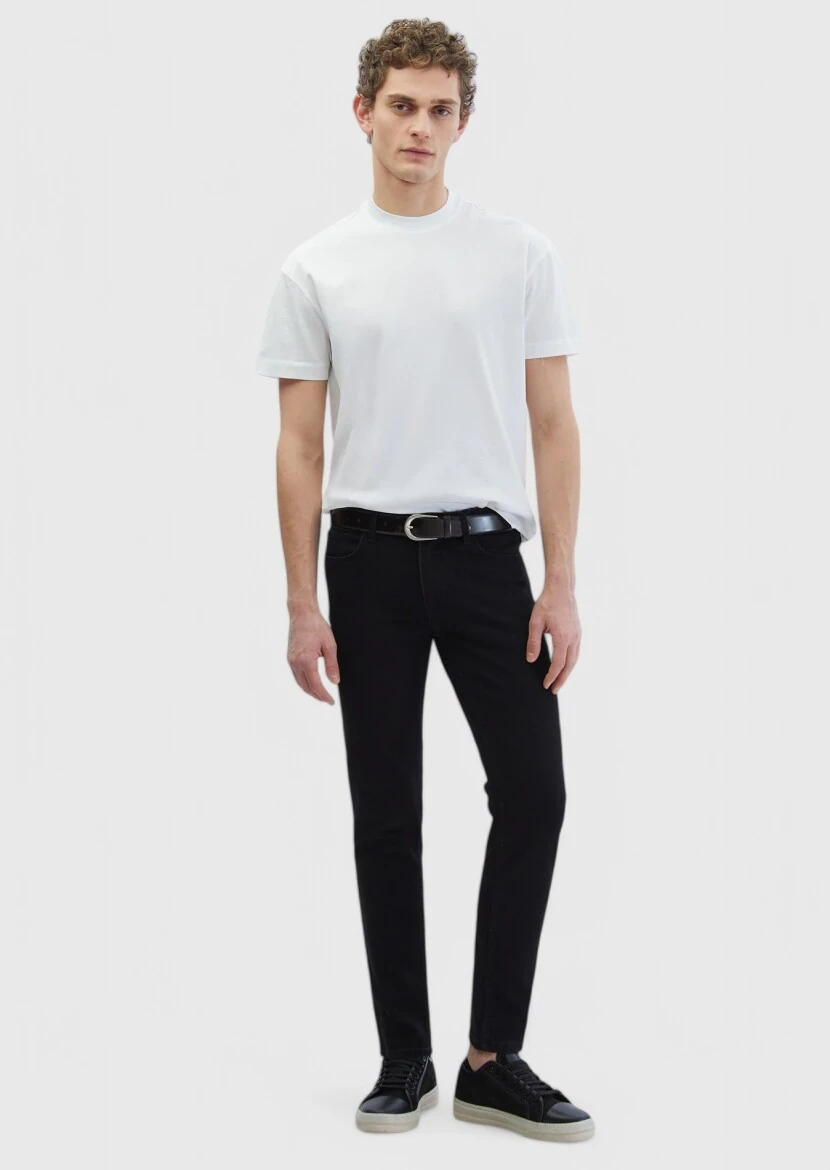White Plain Crew Neck 100% Cotton T-Shirt 