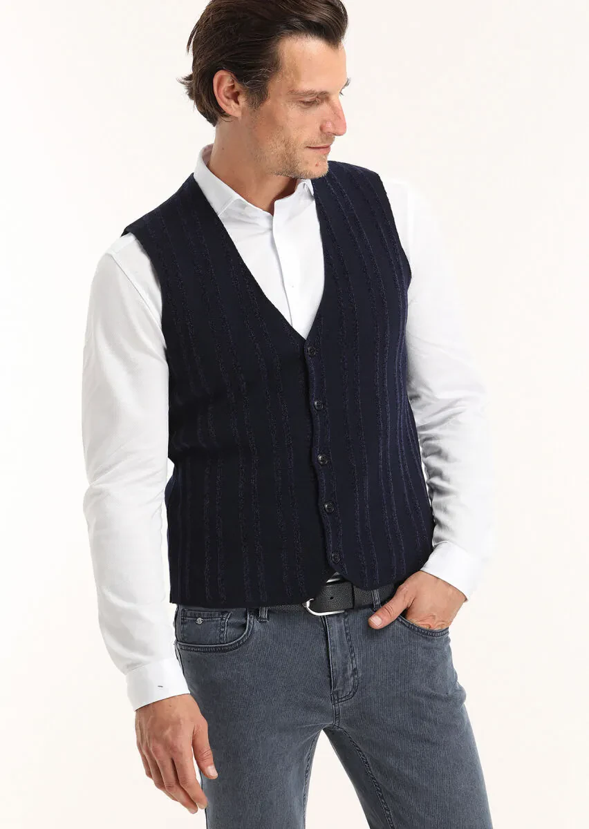 White Plain Slim Fit Knitting Casual 100% Cotton Shirt - 4