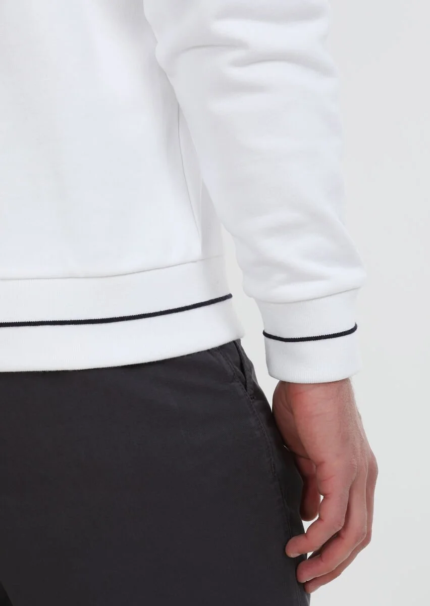White Plain Sweatshirt - 6