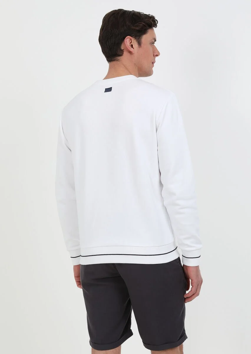 White Plain Sweatshirt - 7