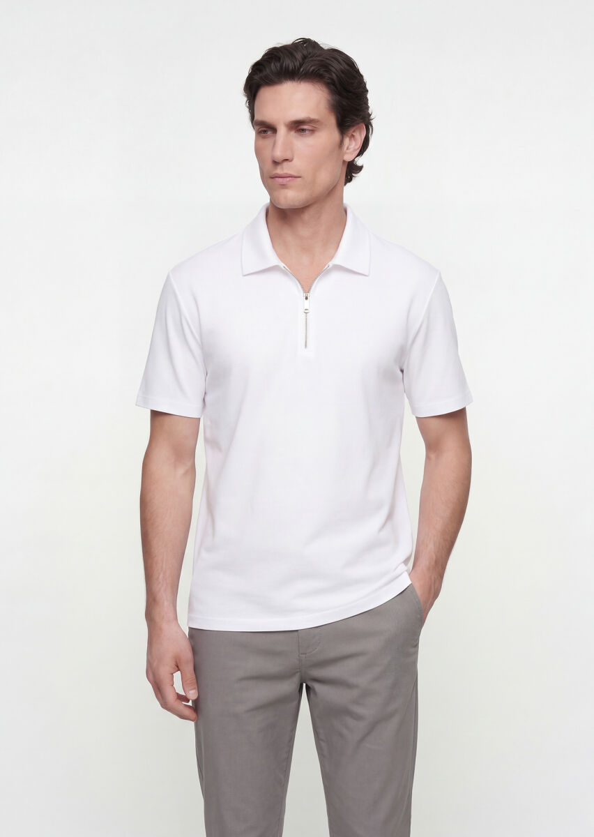 White Plain T-Shirt - 1