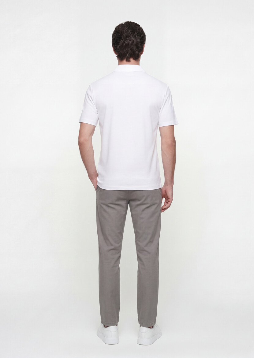 White Plain T-Shirt - 4