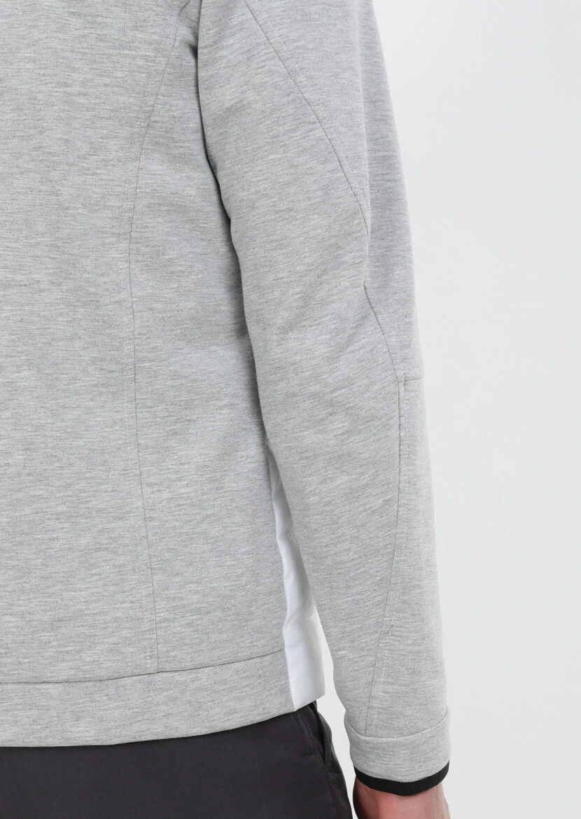 White Puffer Weaving Coat - 6