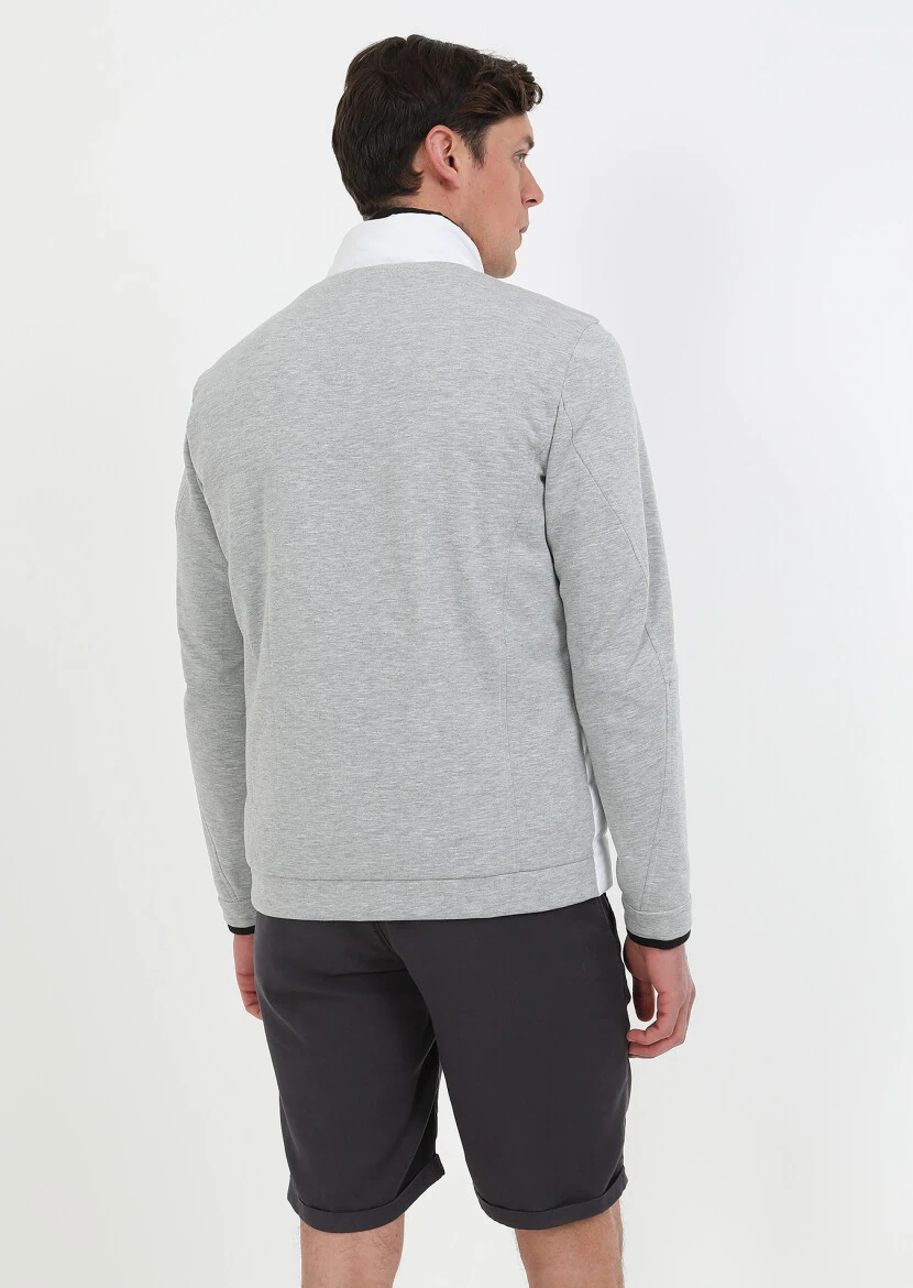 White Puffer Weaving Coat - 8
