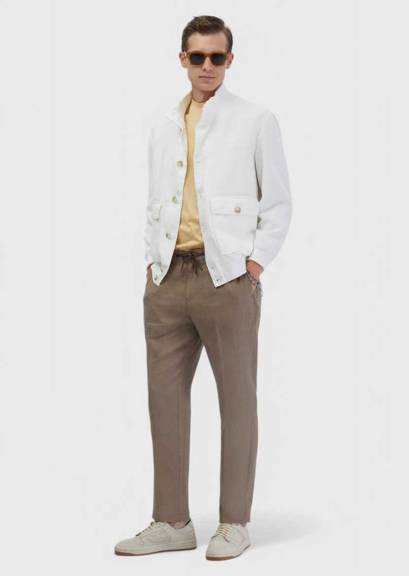 White Weaving Coat - 2