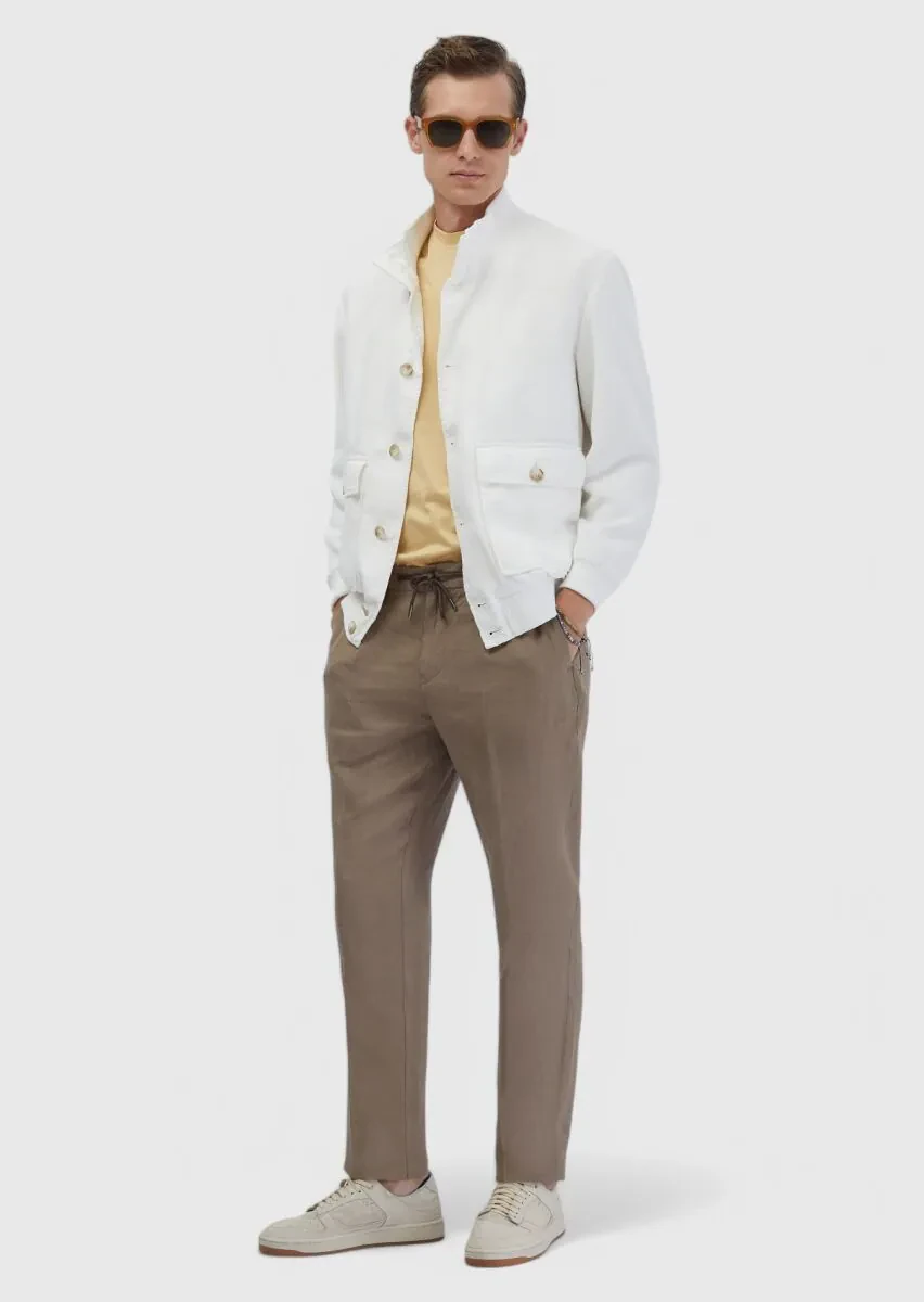 White Weaving Coat - 2