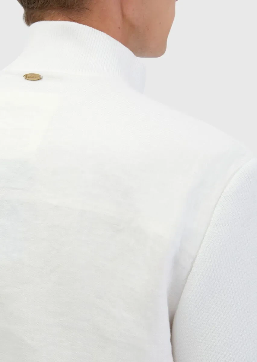 White Weaving Coat - 8