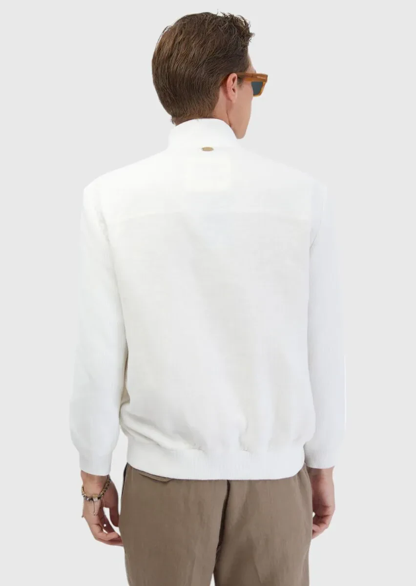 White Weaving Coat - 9