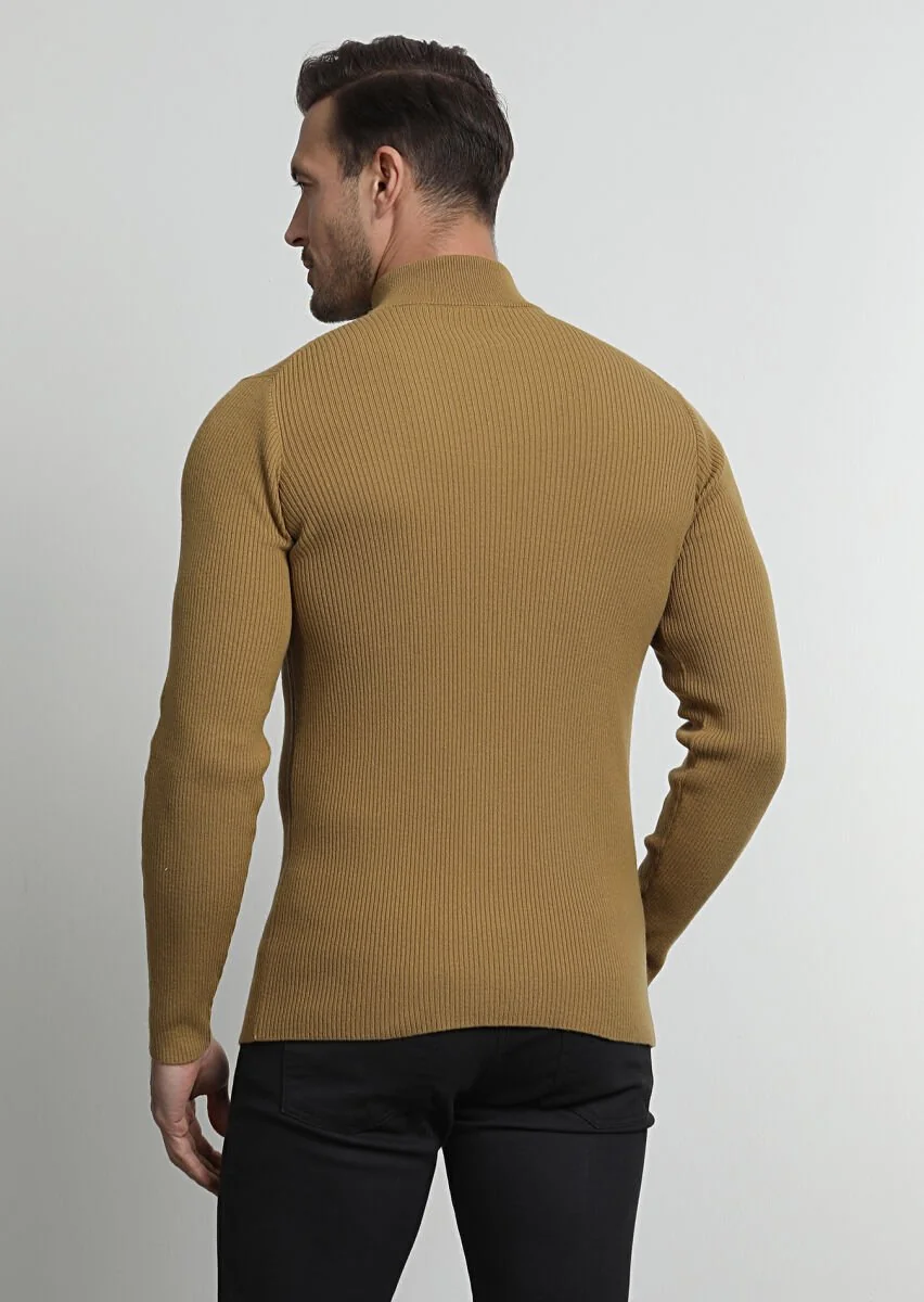 Yellow Knitwear Sweatshirt - 4