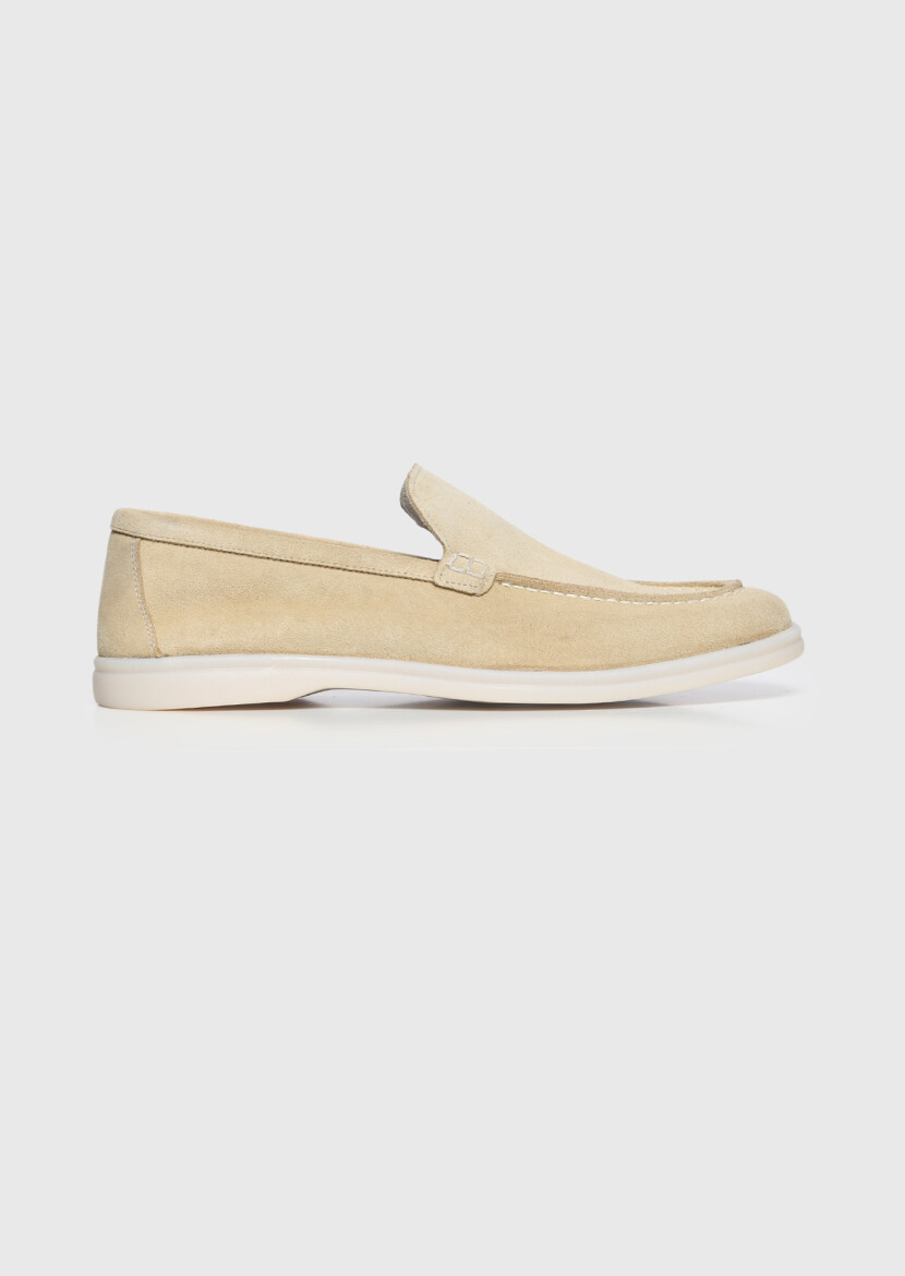 Yellow Suede Casual Loafer - RAMSEY